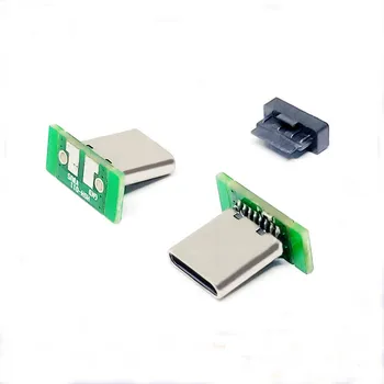 1-10 бр. USB 3.1 Type C Штекерная Вертикална Кръпка-такса 16pin Data Band Печатна платка USB Tape Board Штекерная Корона 16P C Usb Конектор