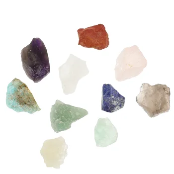 1 Кутия деликатните проби камъни, проби минерален кристал, бижута от неправилно кристални камъни