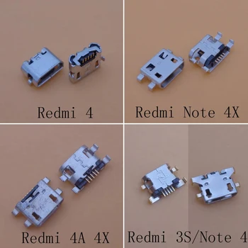 10 бр. Конектор Micro USB конектор за зареждане, USB конектор за Xiaomi Redmi 4 4A 4X3S/Note 4 Note4