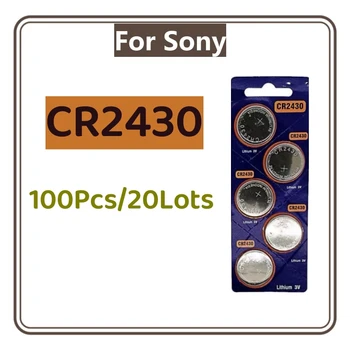 100шт CR2430 CR 2430 3V Литиева Батерия За Sony Car Remote Control Clock дънна Платка Часовници DL2430 BL2430 Buttton Coin Cells