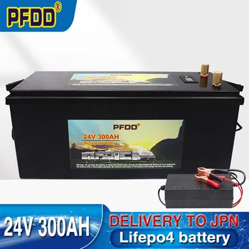 12V 24V LiFePO4 Батериите 400Ah 300Ah 200Ah 100AH Вградена Литиево-Желязо-Фосфатный Елемент BMS 4000 Цикъла За Слънчеви Кемперов Golf Cart
