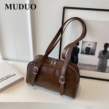 2023 MUDUO Нови дамски чанти през рамо от изкуствена кожа, ежедневни пътни чанти, дамски чанти през рамо, 4 цвята, с високо качество Есенни чанти