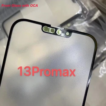 5 бр. Горната част на предната стъклена леща AAA с подмяна на ЗЗД за iPhone 14 Pro Max 13 Pro Max 13 мини екран, Тъчпад Външно стъкло