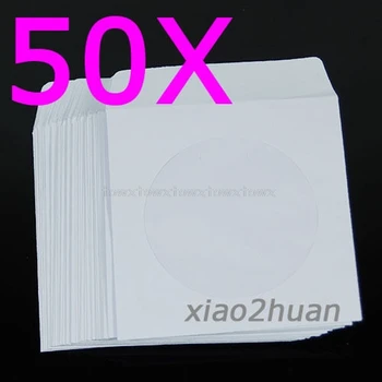 50 бр 5-инчов хартиени пликове за DVD с панти капак Jy20 19 Dropship