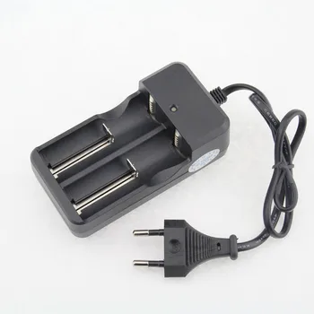 50шт Plug EU US 18650 Двойно зарядно устройство за Бързо зареждане на 14500 16340 26650 Литиево-йонна батерия с автоматично спиране зареждане