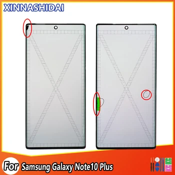 AMOLED Дисплей Note 10 Плюс За Samsung Galaxy note10 plus N975 N975F Сензорен LCD дисплей, Дигитайзер, Сглобени С Черна точка