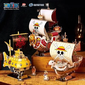 Bandai One Piece Assembly Модел Thousand Sunny Going Весела Boat Фигурка на Кораба Luffy Ace 71627 Колекция от пиратски играчки, Подаръци за рожден Ден