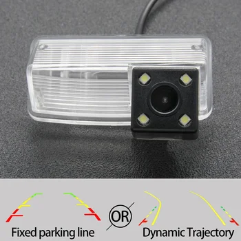 CCD Камера за Задно виждане С Фиксиран Или Динамично Траекторията На Автомобилния Монитор Toyota Previa Estima Tarago MK2 XR30 XR40 2002-2005 г.