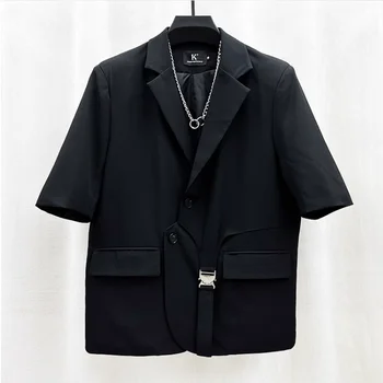E05250 Модерен мъжки палта и якета 2023 за подиум, луксозен известна марка, европейски дизайн, мъжки дрехи, за партита