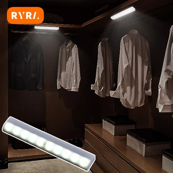 RYRA 10 led безжични лампи, с датчик за движение, инфрачервена индукционная лампа, ультраяркий светлина, кухненски шкаф, лампа за гардероб, осветление на кабинета