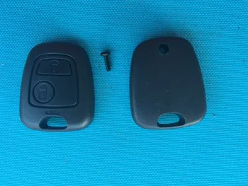 ZABEUDEIR 5 бр./Лот Взаимозаменяеми Калъф За ключове на Peugeot с 2 Бутони за Дистанционно Управление на Празен Костюм За Нож VA2 HU83 В комплекта не са включени Детайли Остриета