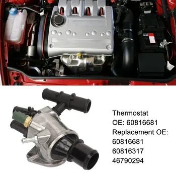 Авто маслен радиатор за охлаждаща течност 2-контактен термостат охладителна течност точен постоянен контрол на температурата 60816681 Замяна за Alfa Romeo 147 156