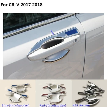 Аксесоари за стайлинг на купето на колата, датчик накладки, аксесоари/външна врата купа от неръждаема стомана, стик-лампа за Honda CRV CR-V 2017 -18