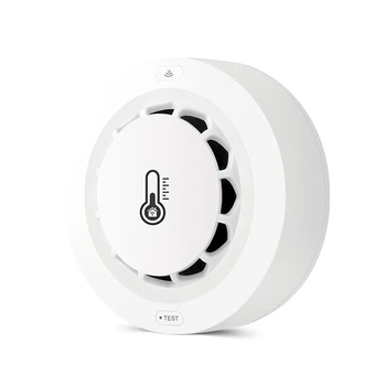 Безжична интелигентна пожароизвестяване Wifi, управление на температура и влажност с помощта на приложението за домашна хол
