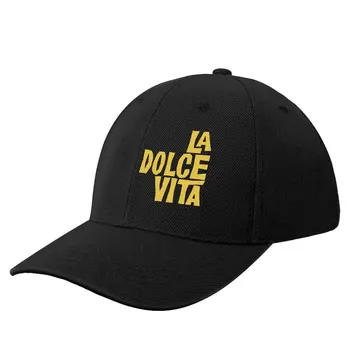 Бейзболна шапка със стикер LA DOLCE VITA, скъпа шапка за риболов, мъжки, тенис, дамски