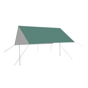 Брезентовое покритие палатки за къмпинг, Навес за къмпинг с 8 вятърни въжета, Ultralight Тента за пикник, Непромокаемая беседка за риболов, Къмпинг