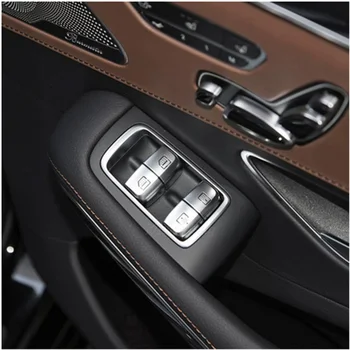 Бутон за включване на задното стъкло интериорни Аксесоари за Mercedes Benz W222 S-Class 2014-2019 Резервни части за бутона за включване прозорец