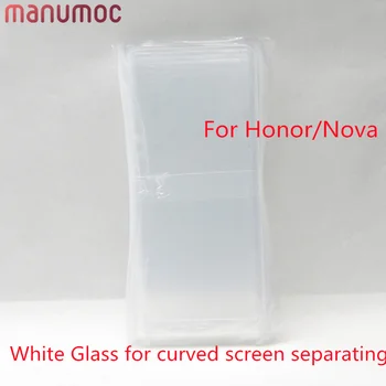Демонтаж на 0,55 мм, бяло стъкло за Huawei Honor 30 V40 V50 NOVA 7 Magic 4, извити LCD екран, заедно протектор