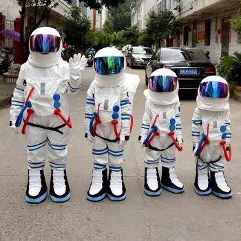Детски cosplay астронавти космонавта Аэрокосмический скафандър талисман Костюм Рекламна церемония Маскарадная парти карнавал на животните