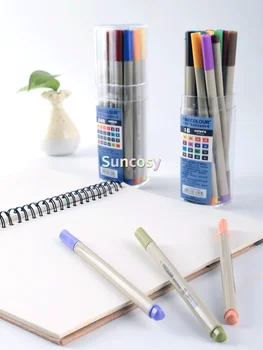 Дръжка FINECOLOUR серия 300 с ръчно изрисувани на водна основа, цвят игольчатая дръжка, 0,3 мм студентски художествена игольчатая дръжка
