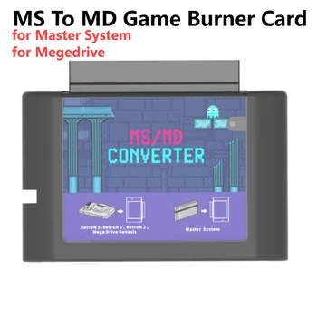 За Megedrive Устройство запис на игри MS MD игра на Карти Устройство за Запис на видео-касети, Конвертори Карти за SEGA Mega Drive За карти Master System
