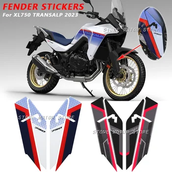 За мотоциклет HONDA XL750 TRANSALP XL 750 Transalp 2023, комплект 3D-гелевых стикери от смола, защита на предното крило отстрани