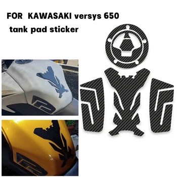 За мотоциклет Kawasaki Versys650 KLE650 Versys 650 устойчива на плъзгане стикер на резервоар Дърпане тампон Странична защита на коляното Аксесоари