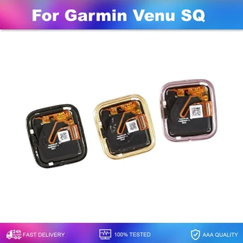 За смарт часовници на Garmin Venu ПЛ LCD дисплей, сензорен дисплей, дигитайзер, сглобени с рамка, резервни части за GARMIN Venu SQ