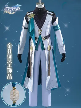 Играта Honkai: Star Rail Luocha Cosplay костюм, Великолепен красив костюм за ролеви игри на Хелоуин, мъжки дрехи