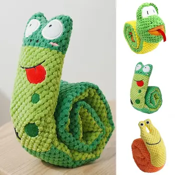 Интерактивна образователна куче във формата на змии и охлюви, скрежещущая зъби, играчки за домашни любимци