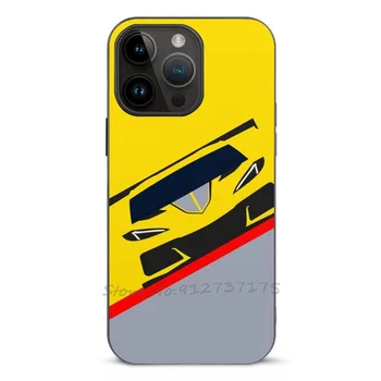 Калъф за телефон Corvette C8 За Iphone 14 13 12 11 Plus Pro Max Mini Xr 7 8 Калъф За телефон Imsa Corvette Състезател Apple Iphone Cases