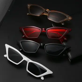 Модерен Секси Слънчеви очила в ретро стил, Дамски Модни Малки Триъгълни слънчеви очила, Дамски нюанси, Дамски Тенденция Градинска облекло, Очила с UV400