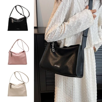 Модерна чанта през рамо за жени и момичета, чанти от изкуствена кожа на колана