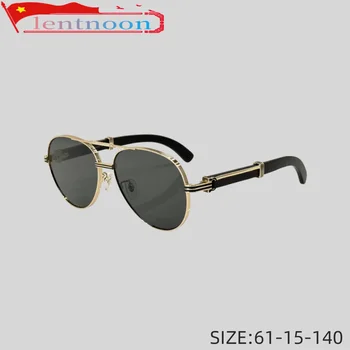 Модни слънчеви очила Pilot, Дизайнерски марка, мъжки Класически Ретро улични Квадратни очила за шофиране, луксозни Слънчеви очила с UV400