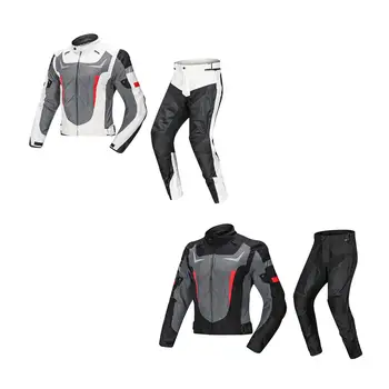 Мотоциклетът яке, панталон, костюм, Ветроупорен защитни облицовки, Дрехи, подходящи за носене, Светоотражающая яке за каране на мотоциклет