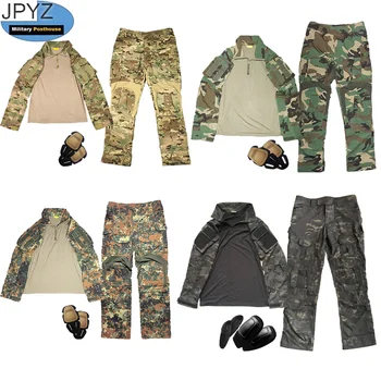 Мъжки тактическа форма Gen3 Еърсофт BDU Combat за военна подготовка, боен топ + панталони