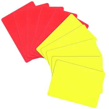 Набор от съдийски карти Футболни Стандартни карти Червени Жълти судейские карта Обзавеждане за обучение на съдии в открито на футболни мачове