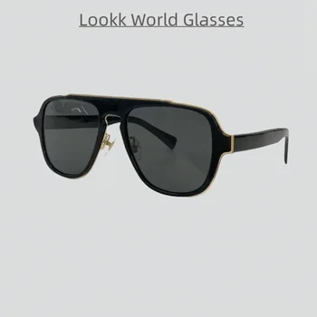 Нови луксозни дизайнерски поляризирани слънчеви очила VE2199 Fashion Cat Eye За мъже, очила за пилот, поляризирани очила за шофиране, дамски слънчеви очила с UV400 защита от 