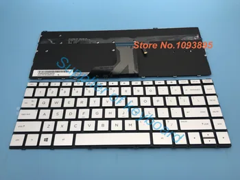 НОВОСТ за HP Spectre x360 13-ac000 13t-ac000 13-ac0xx 13-ac081tu Английска клавиатура със Сребристи осветление