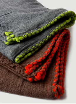 Обикновен плиссированный вълнен шал, шал, с двойно предназначение, женски цветен усукана цветен шал средна дебелина, есенно-зимно топло