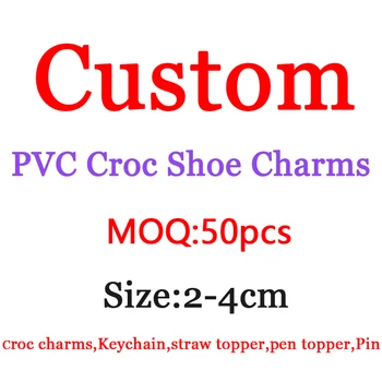 Обичай едро окачване за обувки от PVC, игли за декорация на силиконовата обувки, персонализация, индивидуални окачване за запушване на крокодили