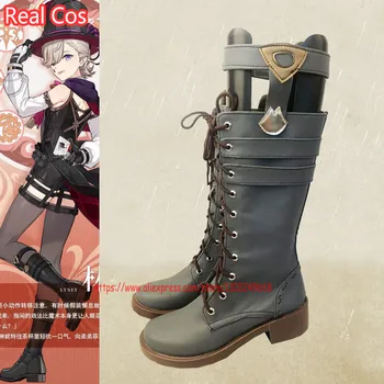 Обувки за cosplay RealCos Genshin Impact Lyney, обувки, аксесоари за костюм за cosplay на Хелоуин