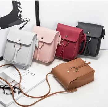 по DHL или FedEx 50 бр., дамска чанта, моден тренд, ежедневни мини-малка квадратна чанта-месинджър чанта за вашия мобилен телефон с пискюли, чанти през рамо.