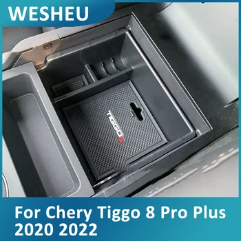 Подлакътник CarDoor, Кутия за съхранение, Централно управление, Капакът кабина, Вътрешен комплект Аксесоари за Chery Tiggo 8 Pro Plus 2020 2022