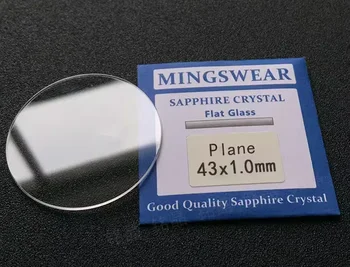 Подмяна на плоски кръгли сапфир стъкло с дебелина от 1,0 mm 35-41,5 мм