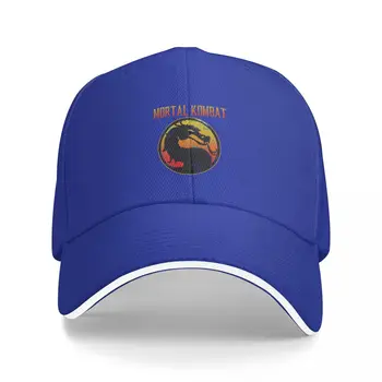 Реколта тениска Mortal Kombat, бейзболна шапка на Mortal Kombat, шапка за голф, плажна шапка, дамски мъжки