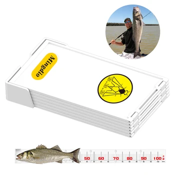 Риболовни принадлежности, инструмент, линийка за риба, Преносима линийка за измерване на риба с дължина 100 см, Сгъваеми Рибарски аксесоари за рибарски лодки, каяци
