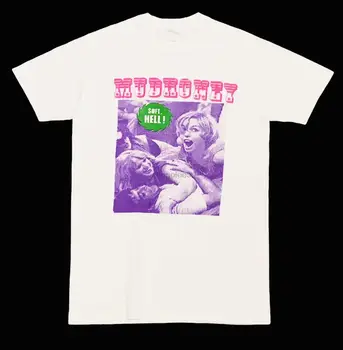 Тениска с рядка дизайн рок-Гръндж група Mudhoney, мъжки t-shirt 2000-те години