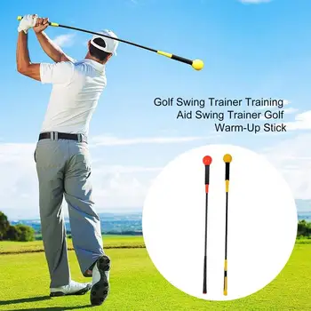 Тренажор за рока в голфа, гъвкава разминочная пръчка, тренировочная стик за рока в голф, за подобряване на баланса, темпо и сила, симулатор за тренировка на голф