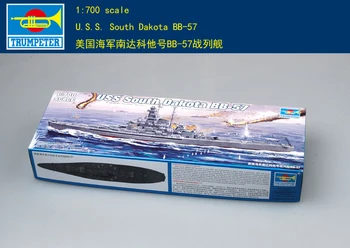 Тромпетист 1/700 05760 USS South Dakota BB-57